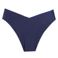 Sexy Bikini Women's Ice Silk Panties Seamless Solid Female Underwear Low-Rise High Elasticity Soft Lady Briefs Fashion Lingerie