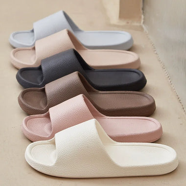EVA Men Sandals Flip Flops Man Slippers Solid Color Non-slip Soft Sole Comfortable Shower Slippers Outdoor Couple Shoes Summer
