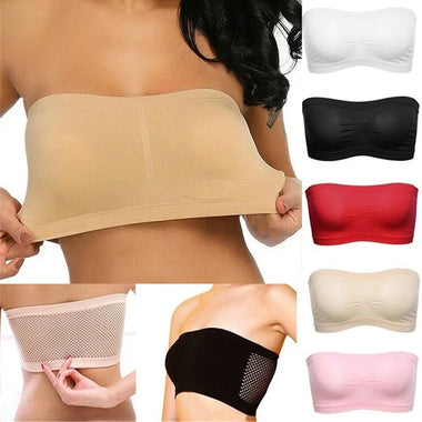 Women Sexy Strapless Bra Invisible Push Up Bras Underwear Seamless Solid Color Without Straps Bralette Lingerie Bras Bra Female