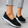Spring New Women's Casual Sports Shoes Comfortable, Breathable, Lightweight, Wear Resistant Lazy Shoes, Soft Soled Flat Shoes