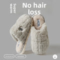 Winter Plush Couple Slippers for Men & Women Ultra Soft Memory Foam Cloud Comfort Non-Slip Thick Sole Indoor/Outdoor House Shoes