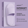 Summer Lovely Solid Color Home Slippers For Women Men Non-slip EVA Bathroom Slides Females Concise Light Sandals Couples Shoes