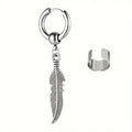 Stainless Steel Clip Earrings for Women High Quality Creative Simple C Non-Piercing Ear Clip Cuff Ear Buckle Trend Jewelry Gift