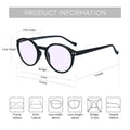 BLUEMOKY Vintage Round Prescription Glasses For Men Women Stylish Photochromic Progressive Optical Eyeglasses