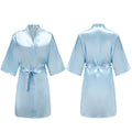 Women's Satin Robes Women's Pure Short Silky Robes Bridesmaid Bride Party Satin Robes Sleepwear