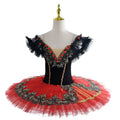 Dress Children Professional Ballet Tutu For Kids Girls Red Swan Lake Ballet Dance Clothes Adult Pancake Ballerina Figure Skating Dress