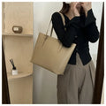 High-quality Leather Large-capacity Commuter Tote Paris New High-level Sense of Fashion Trend Leather Women's Bags Large Bags