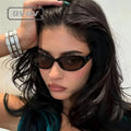 Women Sunglasses Rectangle Brand Design Star Small Oval Sunglasses for Women Men Y2k Narrow Rectangle Sun Glasses Vintage Hip Hop Outdoor Sports Shades