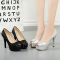 Versatile Waterproof High-Heeled Shoes Women's Spring 2026 New Style Black Thin-Heeled Single Shoes Polyurethane Sole Rubber Upp