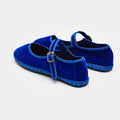 Solid Color Velvet Mary Janes Shoes for Women Spring Autumn Casual Streetwear Ballet Flats Buckle Strap Ladies Shoes Footwear