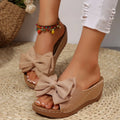 Women'S Wedge Slippers Fashionable New Summer Sandals Fashionable Casual Shoes Comfortable Flower Slippers Women'S Slippers