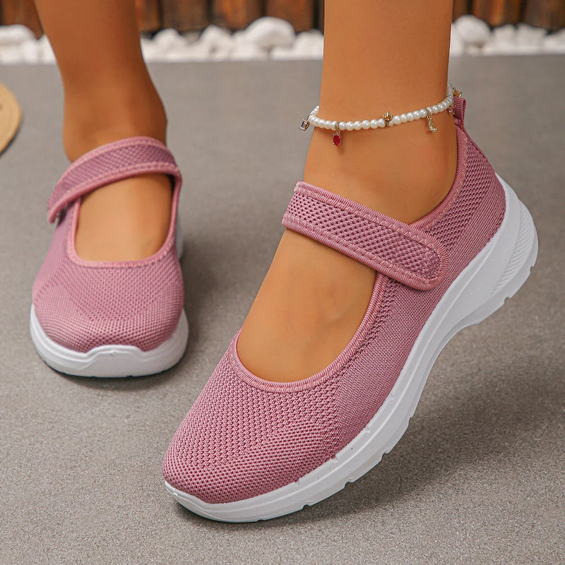 Fashionable Thick Soled Breathable Vulcanized Shoes for Spring/autumn New Round Toe Comfortable Casual Sports Shoes for Women