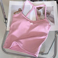 Yoga Fitness Bras Fitness Top Vest Skin Friendly Pilates Top Beautiful Back Design Suspension Women's Slim Fit Nude Sports Bra
