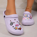 Clogs Platform Slippers Women Home Flat Luxury Designer Woman Shoes House Summer Sandals Casual Beach Fashion Footwear Indoor
