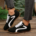 Women's Spring New Classic Solid Color Flat Shoes 2026 Everyday Office Shopping Slip-on Comfortable Vulcanized Shoes Sizes 36-43