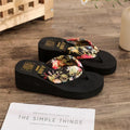 Women Flip Flops Summer Fashion Beach Platform Slippers Casual Outside Wedges Sandals Summer Women Shoes 2025
