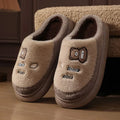 Thicken Warm Long Plush Slippers for Women Winter New Chunky Platform Fluffy Furry Fur Slippers Couple Plus Size Indoor Shoes