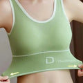 D-Shaped Women's Seamless Deep U-Shaped Back-Shaping Tube Top Breathable Yoga Sports Bra Without Steel Ring All-Match Base