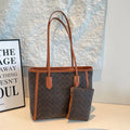 Fashionable Large Capacity Diaper Bags For Women Elegant Leather Handbag Minimalist Vintage Luxury Designer Commuter