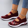 Spring new women's sports shoes, fashionable, breathable, lightweight, non-slip, wear-resistant, casual sports shoes, flat shoes
