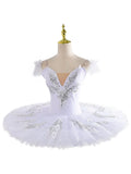 Dress Children Professional Ballet Tutu For Kids Girls Red Swan Lake Ballet Dance Clothes Adult Pancake Ballerina Figure Skating Dress