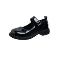 Women's 2024 Spring/Summer/Autumn New British Academy Style Low Heel Round Toe Mary Jane Single Shoes with Small Leather Shoes