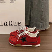 2026 Autumn New Retro Women's Shoes Soft Sole Breathable Lightweight Comfortable Casual Versatile Sports Shoes for Students