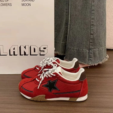 2026 Autumn New Retro Women's Shoes Soft Sole Breathable Lightweight Comfortable Casual Versatile Sports Shoes for Students