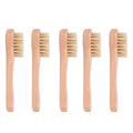 1-6Pcs Cleansing Face Brush Wooden Animal Hair Facial Deep Cleansing Massage Care Tool Face Washing Product Skin Care Brush