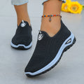 Women's Summer New Breathable Slip-On Shoes Soft Bottom Lightweight Comfortable PVC Material Casual Shoes Easy to Wear