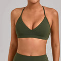 Women's Sports Bra Ning Yu Adjustable Women's Yoga Bra Hollow Back Versatile Underwear Fitness Running Sports Bra Women Breathable Sports Vest Bra