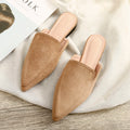 2022 Fall New Women's Mules Shoeless Half Slippers Sandals Loafers Ballet Flats Zapatos Mujer Calzado Women's Shoes 33-42