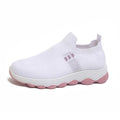 Women's Comfortable Knitted Sock Shoes, Breathable and Platform Sports Shoes, Lightweight Walking Shoes, Mother's Shoes