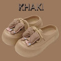 New Sandals DIY  Platform Sandals for Women 2026 Summer Thick Sole Beach Sandals Woman Flowers Non Slip EVA Clogs Garden Shoes