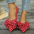 Spring and Autumn New Pointed Simple and Comfortable Casual Flat Shoes Fashionable Hot Selling Sexy Bow Single Shoes for Women