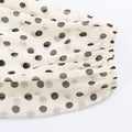 Fashion Lantern Sleeve Polka Dot Shirt Pleated Long Sleeve Lace Up Blouse Comfortable Breathable Chiffon Blouses Office Lady