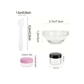 6-Piece Glass Face Mask Bowl Set, DIY Facial Mask Mixing Kit with Brush & Spoon, Home Skincare Beauty Tools Gift