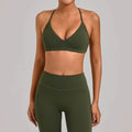 Women's Sports Bra Ning Yu Adjustable Women's Yoga Bra Hollow Back Versatile Underwear Fitness Running Sports Bra Women Breathable Sports Vest Bra
