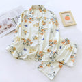 2026 Spring/Summer New Women's Pajama Set Gongsatin Cotton Women's Pajama Silk Viscose Fiber Silk Smooth High end Home 2-Piece