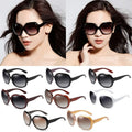 New Shades Sunglasses for Women UV 400 Elliptical Frame Vintage Eyewear Square Oversized Sunglasses for Women & Men