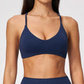 Women Sports Bra Gym Top Women Seamless Yoga Underwear Running Back Cross Yoga Vest Shockproof Sports Fitness Women Workout Crop Top