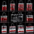 The New Transparent PVC Handbag Large Capacity Multi-purpose Gift Bag Plastic Candy Bag Gift