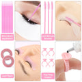 217Pc Lash Extension Kit For Beginner Professional Mini Fan Mascara Brush Micro Applicator Eye Pad Glue Ring Tape Makeup Tools