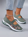 Women's Shoes 2025 Summer Casual Sneakers Breathable Embroidered Chunky Sole Affordable Free Shipping