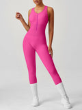 Women Yoga Seamless Peach Booty One-Piece Yoga Bodysuit - V-Back Tummy Control Gym Outfit for Women - Sexy Workout Jumpsuit Fitness Bodycon