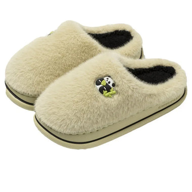 Cotton Slippers for Women Suitable for Home Use Indoor Anti Slip Confinement Shoes Thick Soled Warm for Couples Men Slippers
