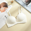 Women Lingerie FINETOO Women Underwear Small Chest Sexy Push Up Lingerie Seamless Bra for Women Comfortable Everyday Bra Thick Bralette 32-38AB