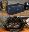 Women Handbag Tote Bag Fashion Genuine Leather Travel Bag Men's Luggage Bags Large Male Duffle Bag Weekend Women Shoulder Bag Big Tote Handbag Black