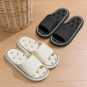 Summer Women Bathroom Slippers EVA Leaky Home Sandals Comfortable Soft Non-slip Slides Indoor Men Quick Drying Flip Flops