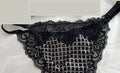 セクシーな Women French Plaid Embroidery Mesh Lingerie Set Soft Underwire Minimizer Bra Uplift Sheer Mesh Ladies Underwear 32-38 Set